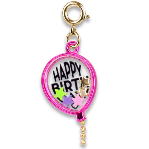 Charms - Gold Birthday Balloon Shaker