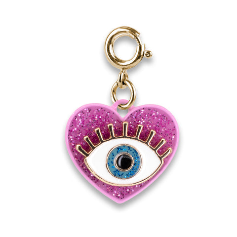 Charms - Gold Glitter Lucky Eye