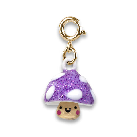Charms - Glitter Mushroom