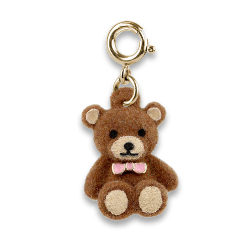 Charms - Gold Fuzzy Bear