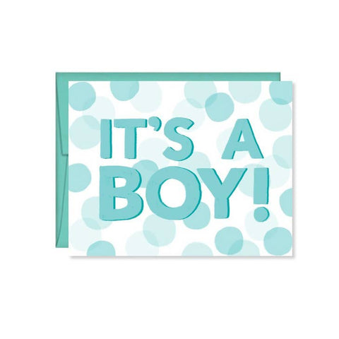 Pen & Paint - Baby Shower Card - It's A Boy