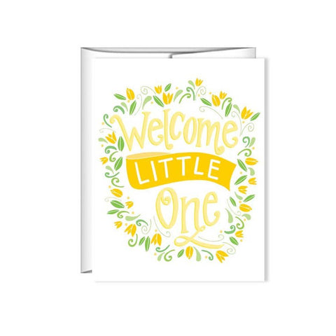 Pen & Paint - Baby Shower Card - Welcome Little One