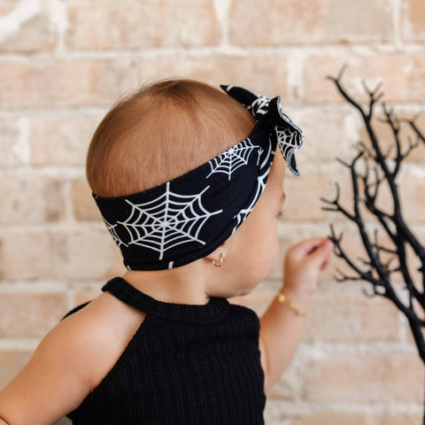 Baby Bling - Printed Knot Headband - Web