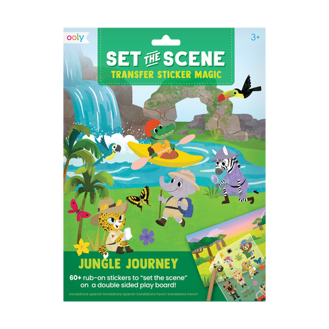 Ooly - Set The Scene Transfer Sticker Magic - Jungle Journey