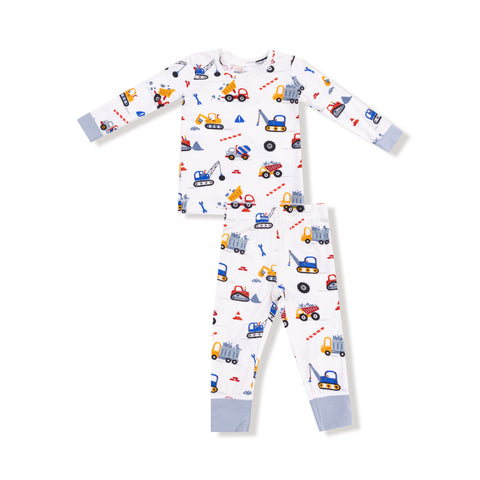 Angel Dear - Long Sleeve Loungewear Set - Crayon Construction