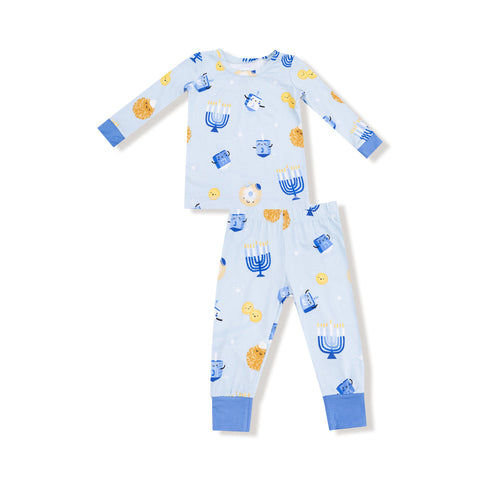 Angel Dear - Loungewear Set - Hanukkah Blue