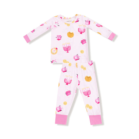 Angel Dear - Loungewear Set - Hanukkah Pink
