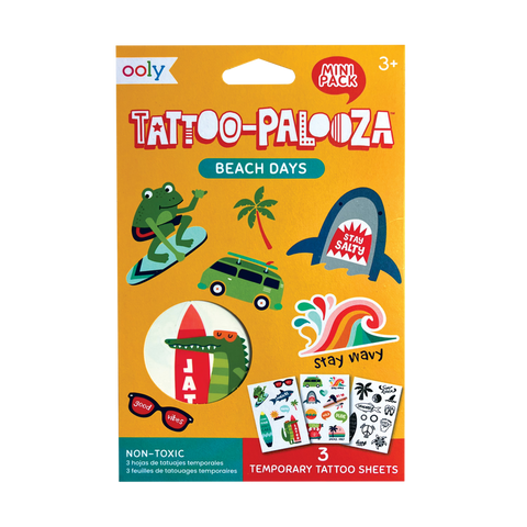 Ooly - Mini Tattoo Palooza Temporary Tattoo - Beach Days