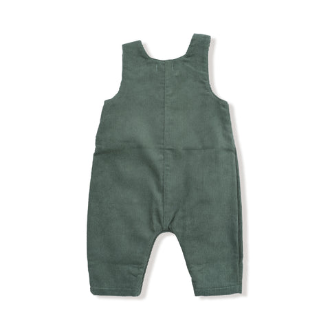 Angel Dear - Corduroy Uni Overalls - Dark Ivy
