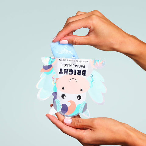 Winter Wonder Animal Facial Mask Gift Set - 4PK