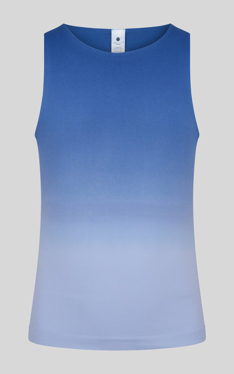 Girls Seamless Ombre High Neck Tank