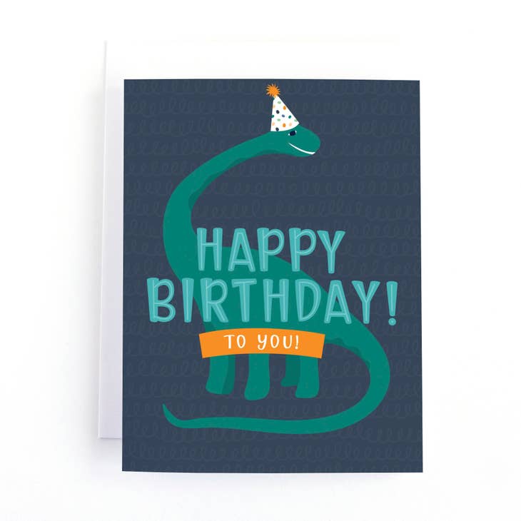 Pedaller Designs - Happy Birthday To You Dinosaur