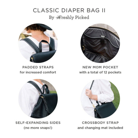 Freshly Picked - Classic Diaper Bag II - Birch