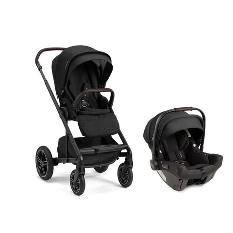 Nuna - Pipa Urbn + MIXX Next Travel System - Caviar w/ Chocolate