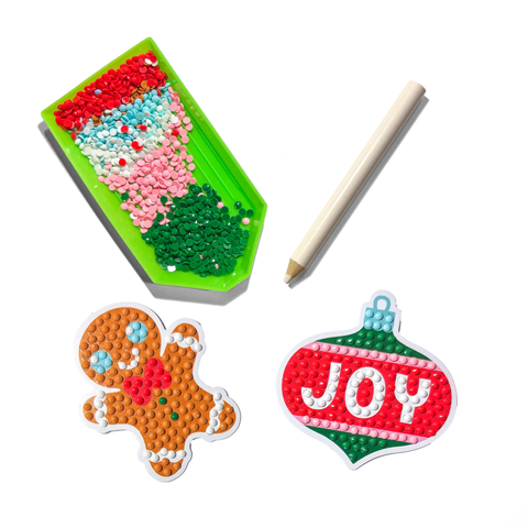 Ooly - Mini Razzle Dazzle DIY Gem Sticker Kit - Jingle & Joy