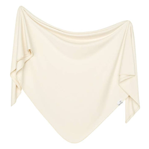 Copper Pearl - Knit Swaddle Blanket - Cru