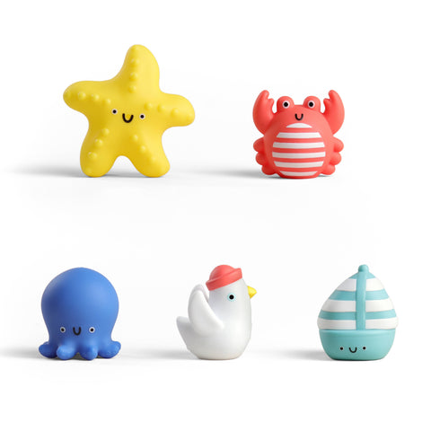 Itzy Ritzy - Nautical Itzy Bitzy Puppets™ - Bath + Storytelling Toys