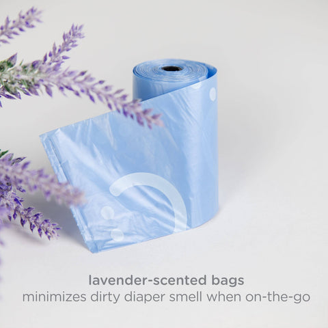 Ubbi - Retractable On-the-Go Bag Dispenser - Taupe