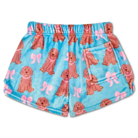 Plush Shorts - Pretty Pups