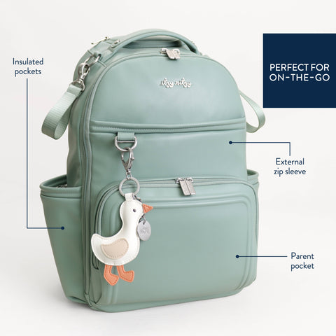 Itzy Ritzy - Backpack Diaper Bag - Silly Goose Boss Plus™
