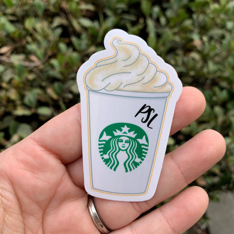 Vinyl Sticker - Pumpkin Spice Latte