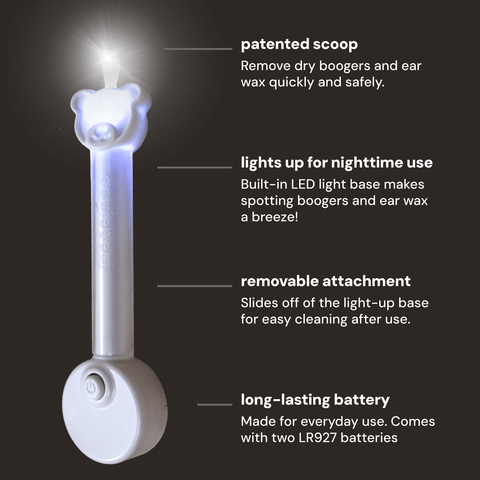 Oogiebear - Baby Booger and Ear Wax Picker w/ Light