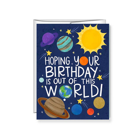 Pen & Paint - Birthday Card - Out Of This World