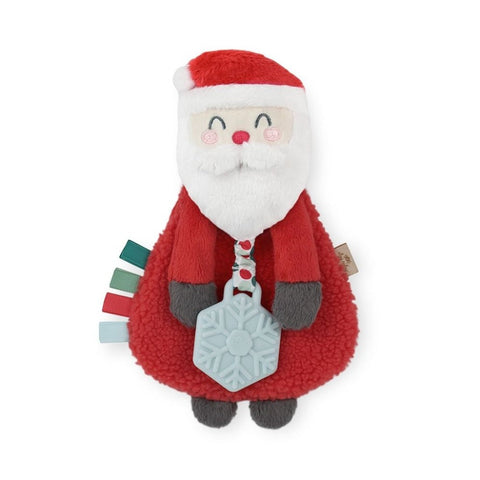 Itzy Ritzy - Itzy Lovey Plush With Silicone Teether - Nick the Santa