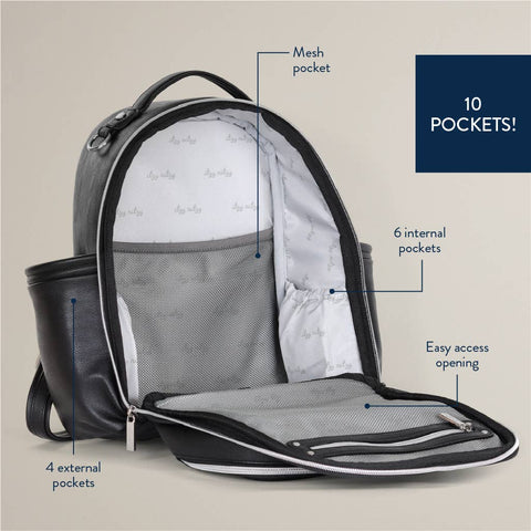 Itzy Ritzy - Diaper Bag Backpack - Noir Itzy Mini Plus™