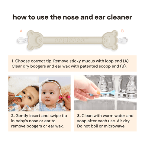 Oogiebear - Baby Nose and Ear Cleaning Kit