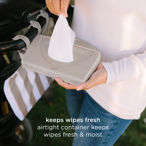 Ubbi - On-the-Go Wipes Dispenser - Taupe