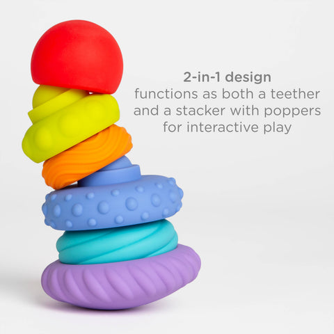 Ubbi - Silicone Teether Tower Toy