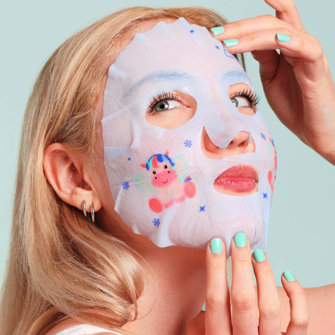 Winter Wonder Animal Facial Mask Gift Set - 4PK