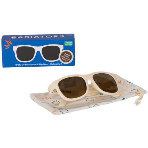 Babiators - Sweet Cream with Amber Lens Sunglasses