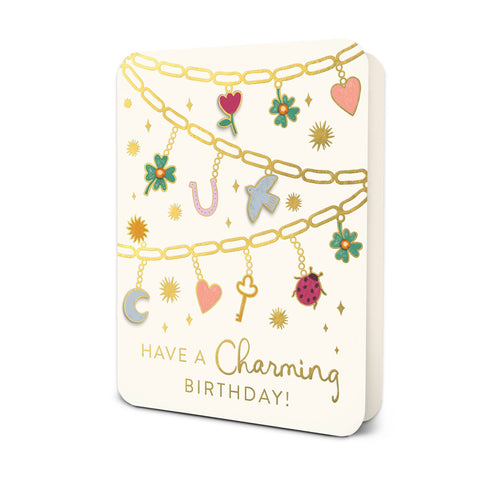 Deluxe Greeting Card - Charming Birthday