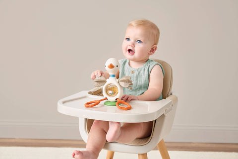 Itzy Ritzy - Itzy Twist & Bop™ - High Chair Sensory Toy Goose