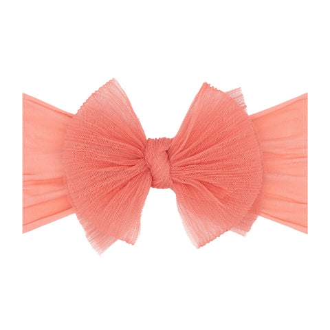 Baby Bling - Tulle Fab - Pleated Coral