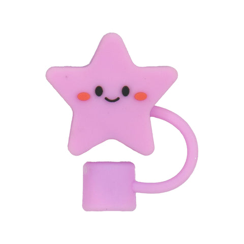 4 Pk Straw Toppers - Stars
