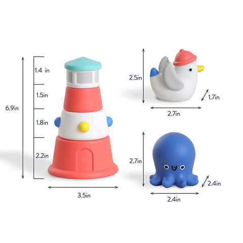 Itzy - Ritzy - Itzy Stack & Squirt™ Bath + Water Toy