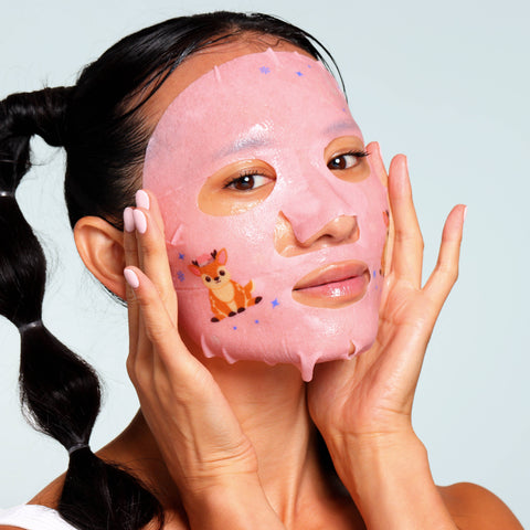 Winter Wonder Animal Facial Mask Gift Set - 4PK