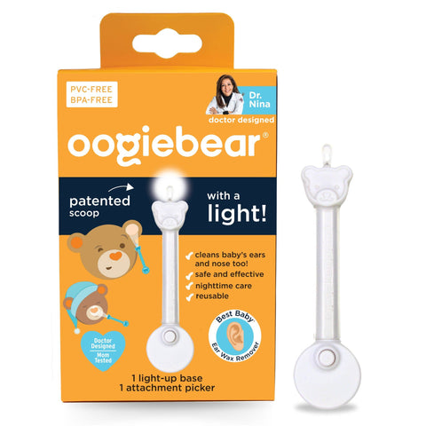 Oogiebear - Baby Booger and Ear Wax Picker w/ Light