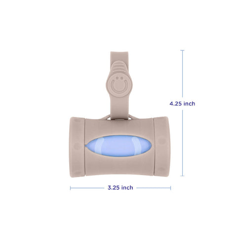 Ubbi - Retractable On-the-Go Bag Dispenser - Taupe