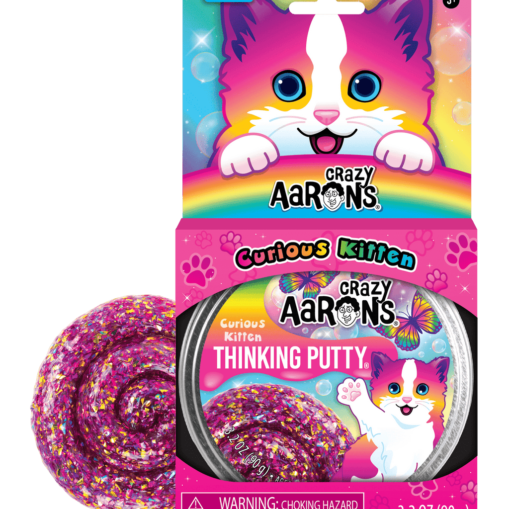 Crazy Aarons - Thinking Putty - Curious Kittens 4"