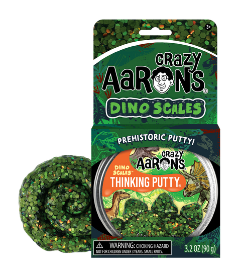 Crazy Aarons - Thinking Putty - Dino Scales 4"