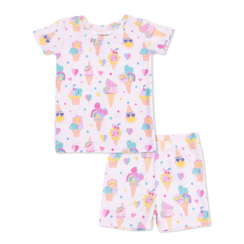 Angel Dear - Loungewear Short Set - Ice Cream Fun Crew