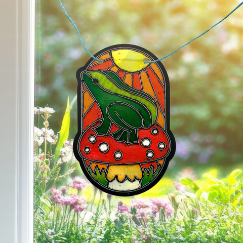 Ooly - Mini Scratch & Scribble Window Banner Kit - Garden