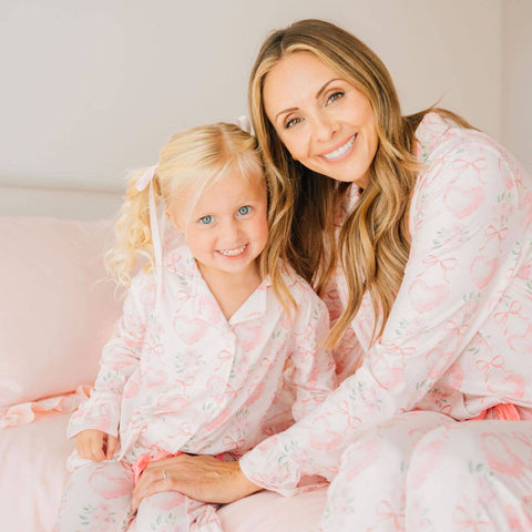 Sweet Wink - Lounge Set - Heart Floral Trellis