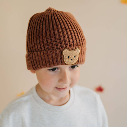 Sweet Wink - Beanie - Teddy Bear Patch