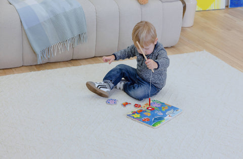 Jasey's Toy Chest - Wooden Magnetic Fishing Puzzle