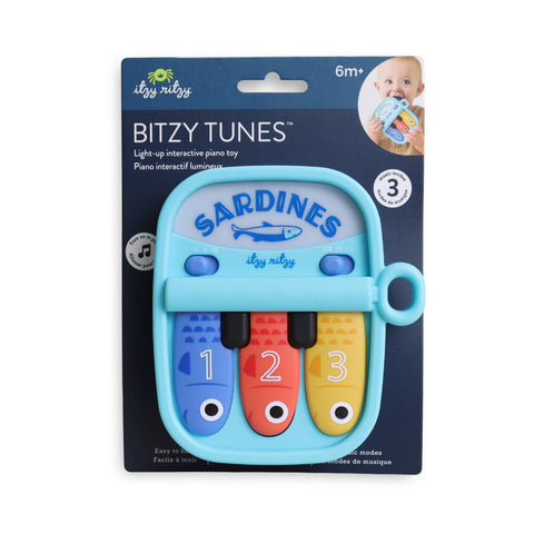 Itzy Ritzy - Bitzy Tunes™ Sardines - Light-up Interactive Piano Toy